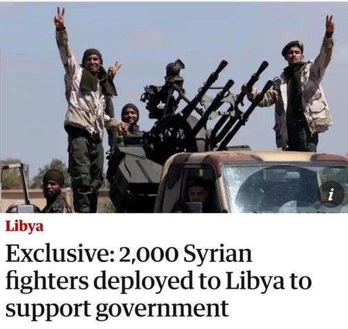 مقاتلين سوريين في ليبيا 