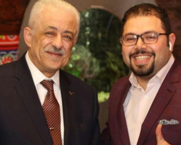 د. أيمن الدهشان مع وزير التربية والتعليم 