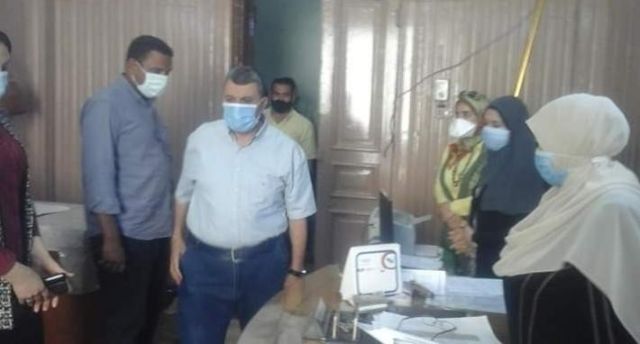 رئيس مركز ومدينة طنطا يتفقد الإدارات الداخليه 