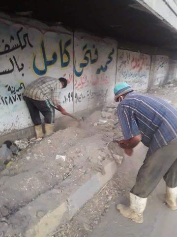 تسوية مداخل بركة السبع