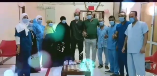 سلبية عينات أبطال الجيش بمستشفى نصر النوبة 