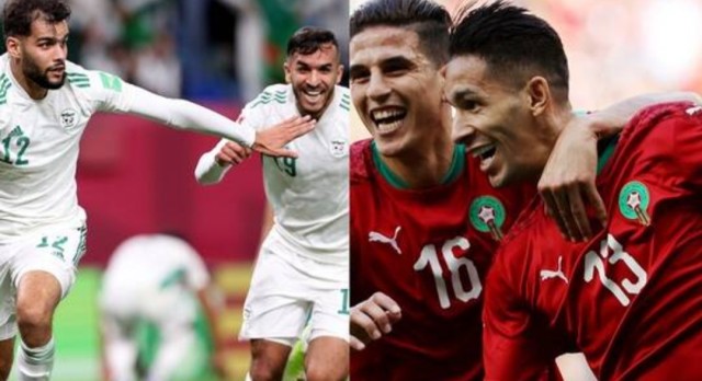 مواجهة المغرب والجزائر
