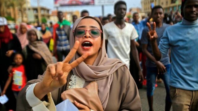 مظاهرات شعبية السودان
