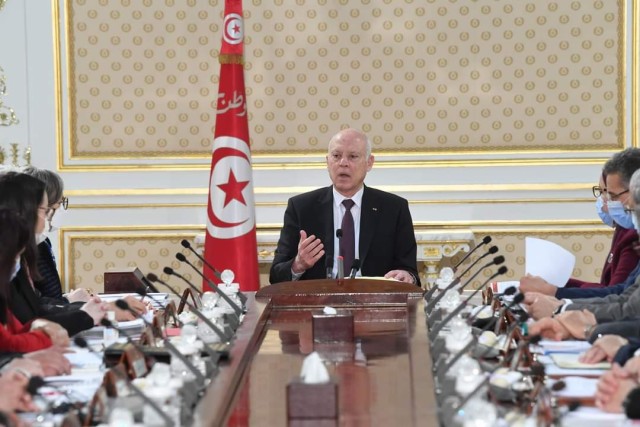 الرئيس التونسي قيس سعيد 