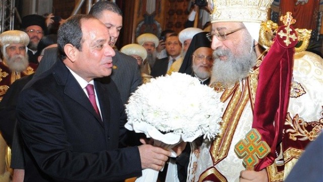 عبد الفتاح السيسي والبابا تواضروس
