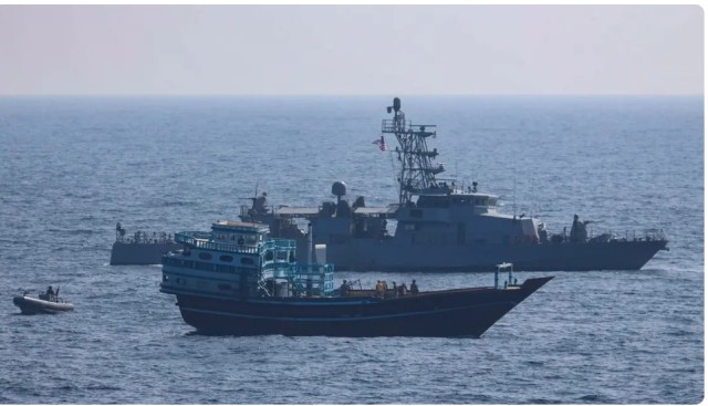 سفينة إيرانية محملة بمواد تستخدم في المتفجرات