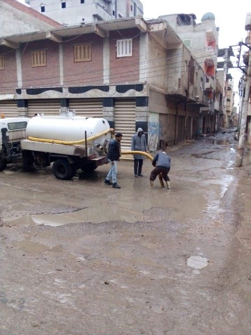 محافظ كفر الشيخ يُتابع التخلص من مخلفات الأمطار
