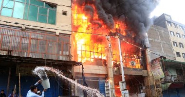مصرع سيدة في حريق منزل بكفر الشيخ