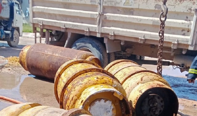 تسرب غاز الكلور بالضبعة