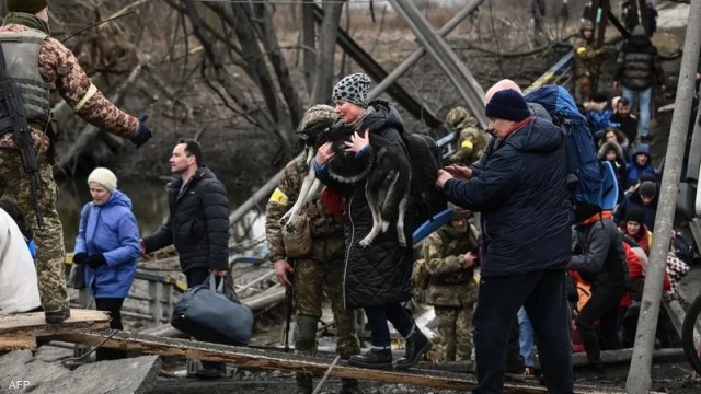 اللاجئين الأوكرانيين 