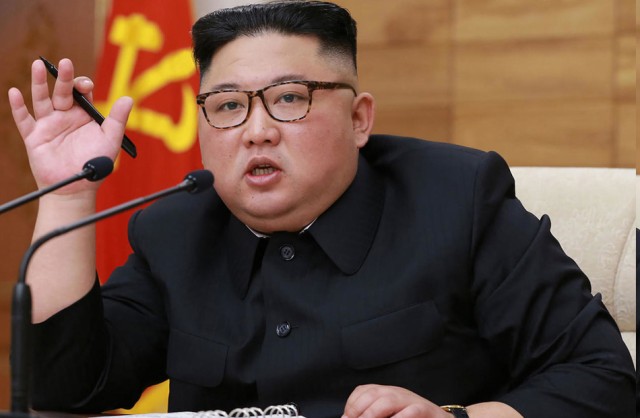 الزعيم الكوري الشمالي كيم جونج أون 