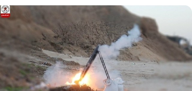 منصة إطلاق صواريخ المقاومة الفلسطينية 