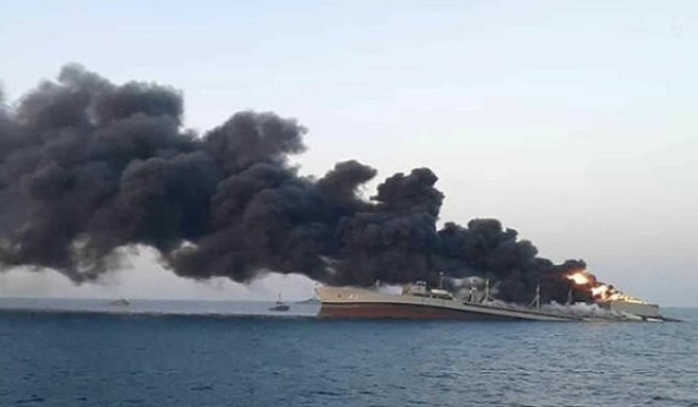 انفجار على متن سفينة تركية