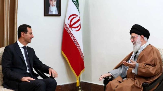 المرشد الأعلى لإيران و الرئيس السوري بشار الأسد