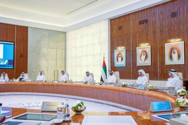جانب من إجتماع الحكومة الإماراتية