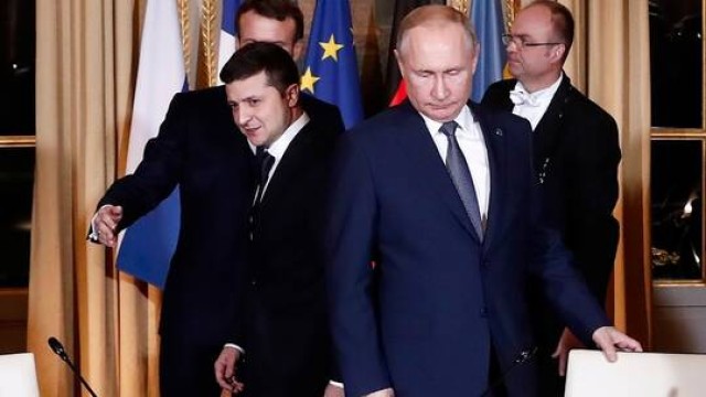 الرئيس الروسي و نظيره الأوكراني