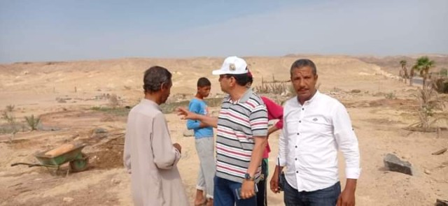 رئيس مدينة طور سيناء يتفقد حملة التعديات على أملاك الدولة