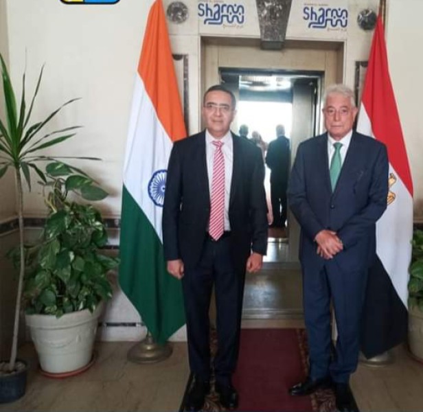 فودة يلتقي سفير الهند للتنسيق للاحتفال باليوم العالمي لليوجا