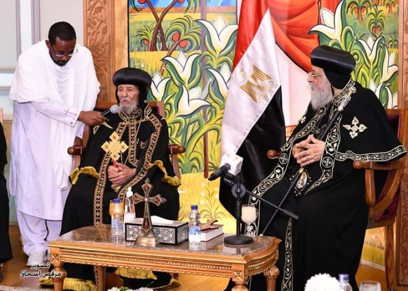 البابا تواضروس يستقبل بطريرك إريتريا