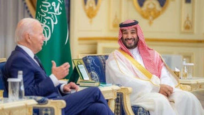 الأمير محمد بن سلمان و الرئيس الأمريكي 