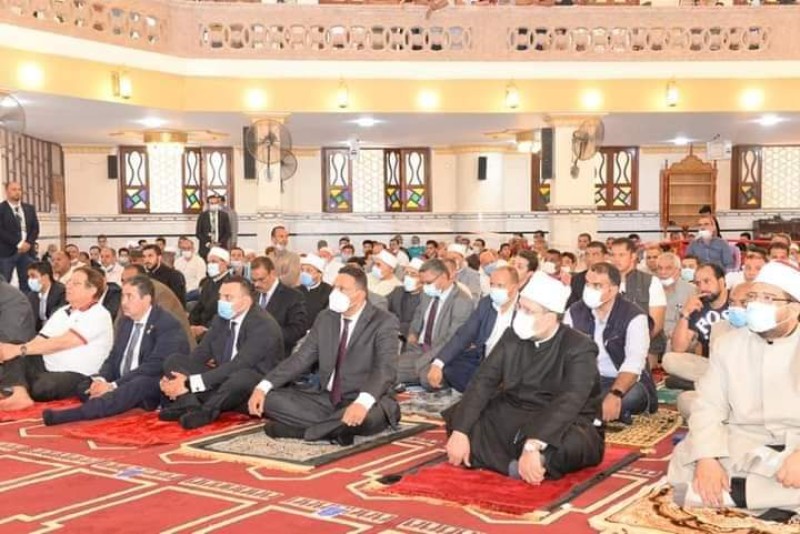 افتتاح مسجد الروضة بميت غمر 