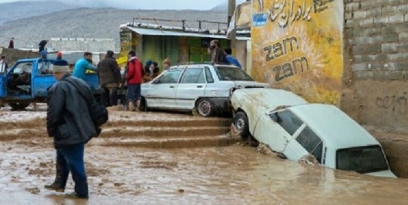 اثار السيول في ايران