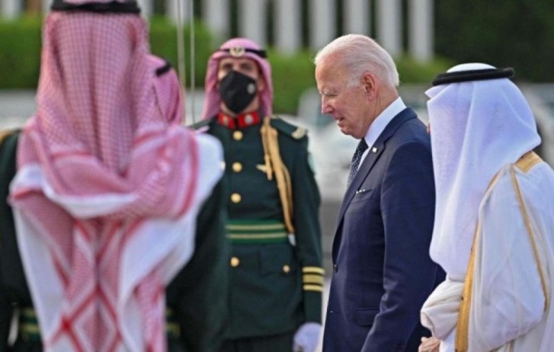 جانب من زيارة الرئيس الأمريكي للسعودية 