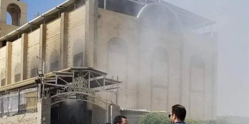 السيطرة على حريق محدود بكنيسة الآنبا بيشوي في المنيا