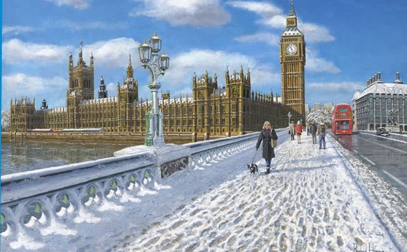 الشتاء في بريطانيا 