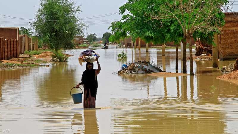 الفيضانات في السودان 
