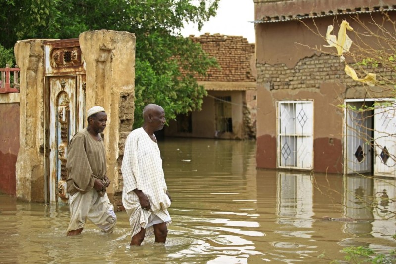 الفيضانات في السودان 