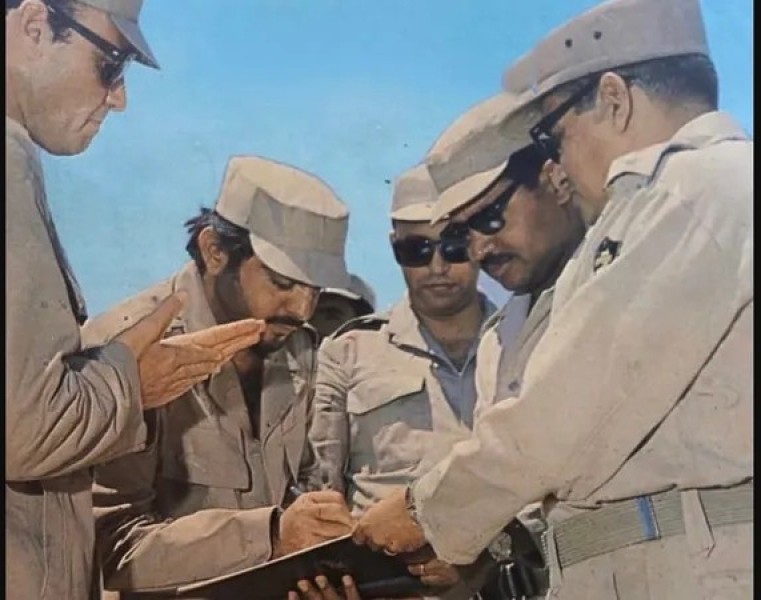 الشيخ خليفه على الجبهة المصرية أثناء حرب أكتوبر 