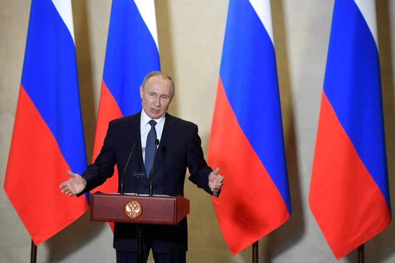 بوتين يعقد مؤتمرا صحفيا في آستانا بشأن آخر تطورات الأحداث