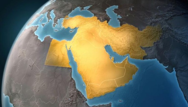 خريطة الغاز بدول الشرق الاوسط