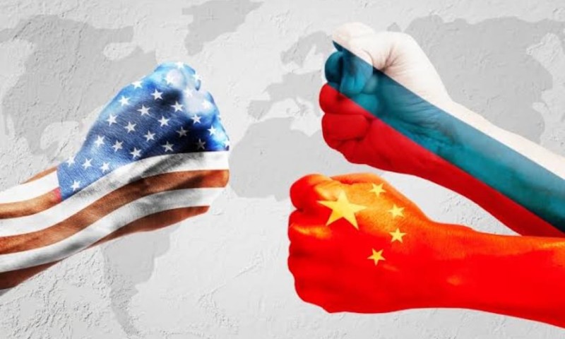 العلاقات بين امريكا و روسيا و الصين 