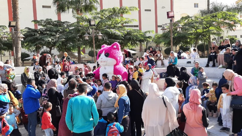 احتفالية ترفيهية للأطفال بمكتبة مصر العامة 