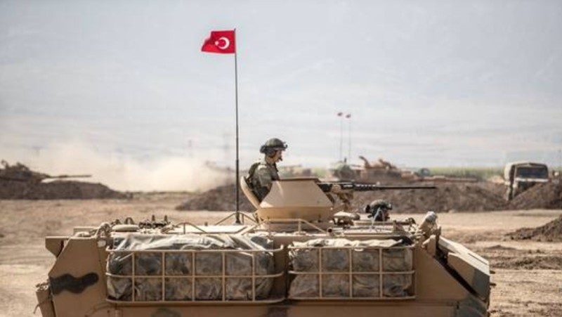 هجوم على معسكر تركي في نينوي العراق بقصف صاروخي جديد