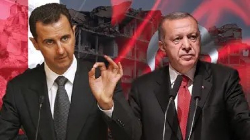 الرئيس التركي و الرئيس السوري 