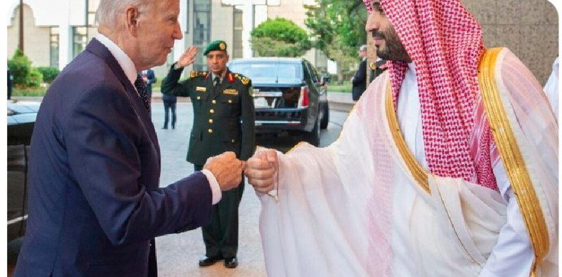 ولي العهد السعودي والرئيس الأميركي جو بايدن 