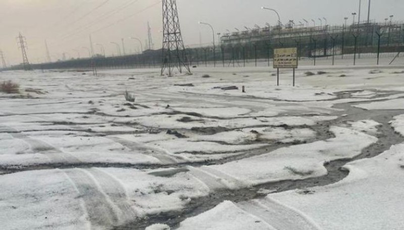 الثلوج في الكويت 