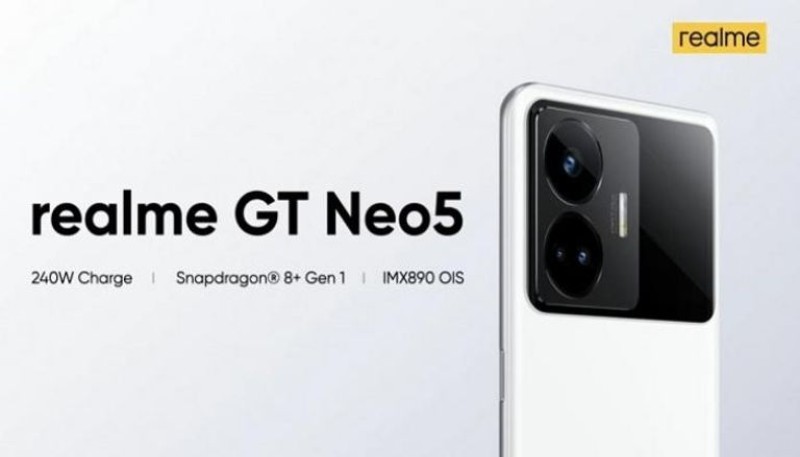 هاتف ” Realme GT Neo 5”.. 3 كاميرات في الخلف وشاحن سريع