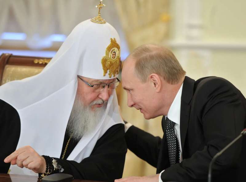 الرئيس الروسي و البطريرك كيريل 