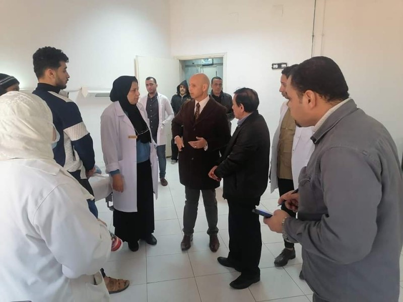 تفقد وزير الصحة لمستشفي الحسينية