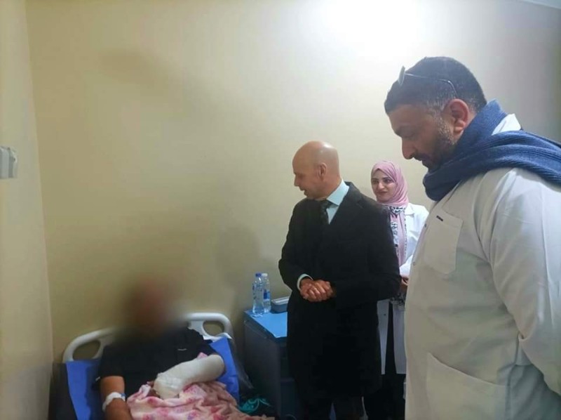 زيارة الدكتور مسعود لدكتور اطفال بمستشفي ابو حماد