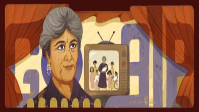 جوجل يحتفل بالذكرى الـ٨٩ لميلاد ماما نونا الراحلة كريمة مختار