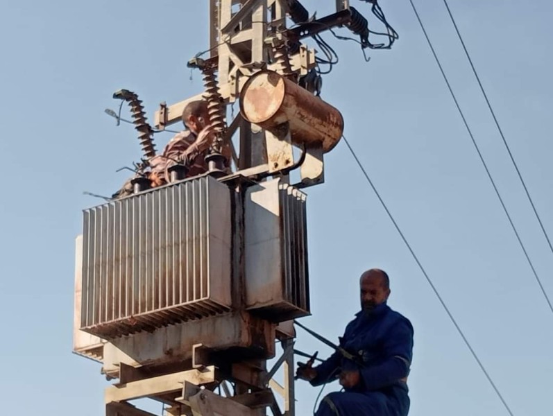 زيادة قدرة محولات الكهرباء في دسوق (صور)