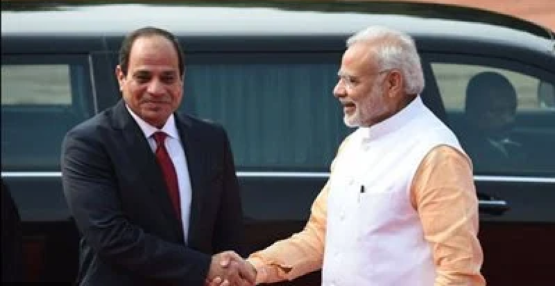 الرئيس السيسي-رئيس وزراء الهند