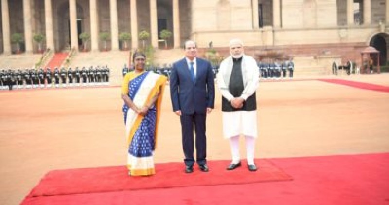 السيسي-رئيس الوزراء الهندي