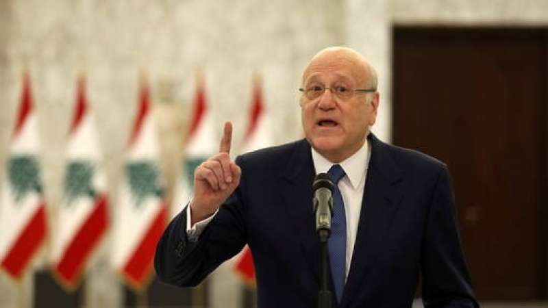 رئيس حكومة تصريف الأعمال اللبنانية نجيب ميقاتي 