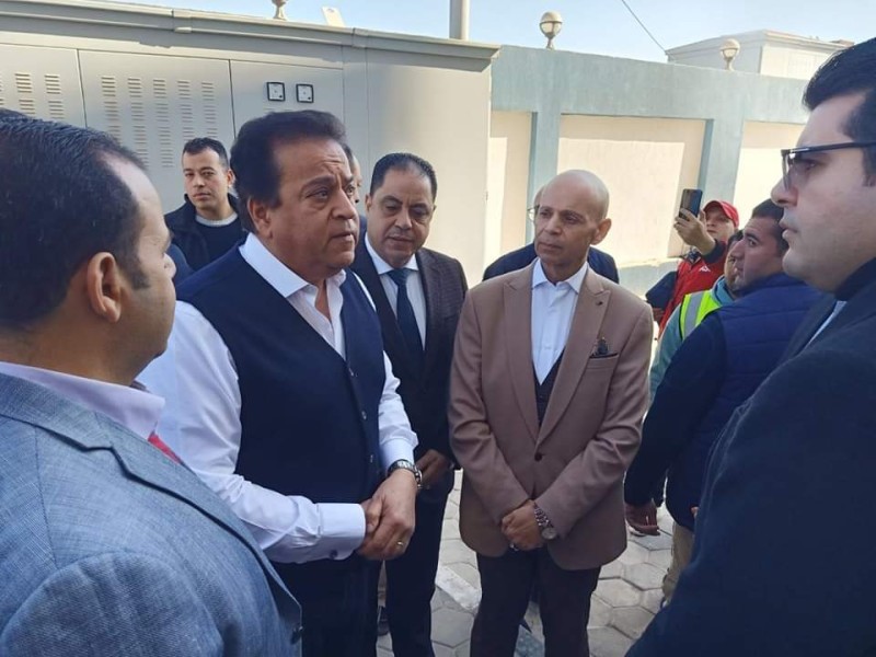 وزير الصحة يتفقد مستشفيات المركزي والطوارئ في فاقوس